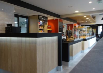 Concept mobilier pour une boulangerie