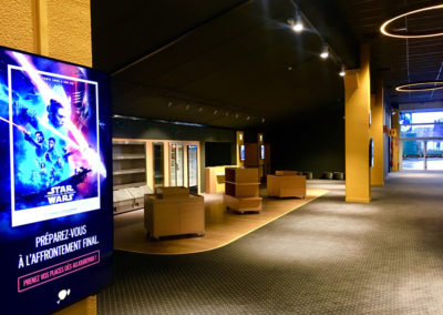 Espace accueil pour un cinéma Pathé en Belgique