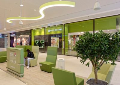 Déploiement mobilier centre commercial