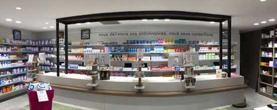 l'inox dans l'aménagement d'une pharmacie