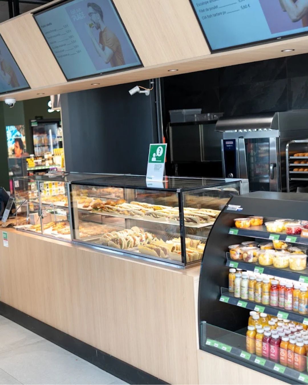 comptoir-snacking Mur végétalisé
